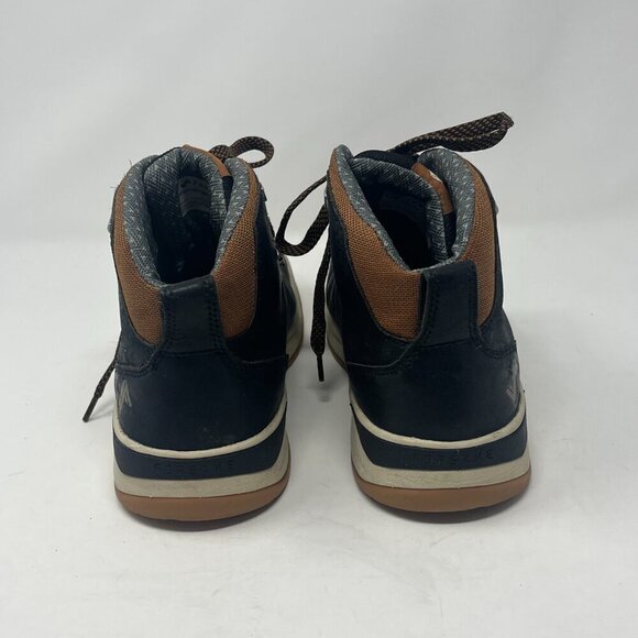 Forsake Halden Mid Men's Waterproof Hiking Sneaker Boot 8 Black Tan - Picture 9 of 14